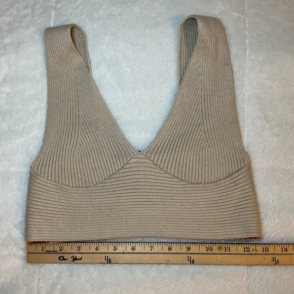 Sincerely Jules Elegant Cream Ribbed Two-Piece Set - Picture 3 of 8